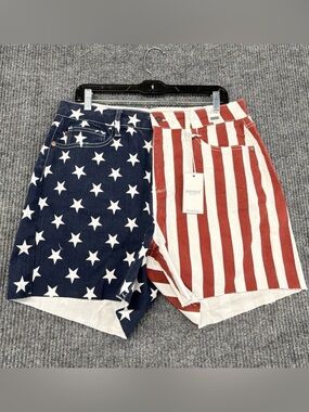 Judy Blue American Flag  Shorts Size 1X